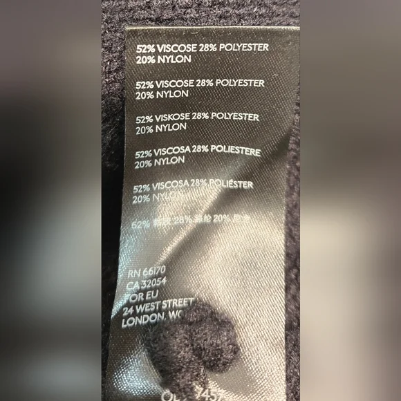 Anthropologie Knit Sweater Black Pullover Size Small Cutout Off The Shoulder - Picture 8 of 10